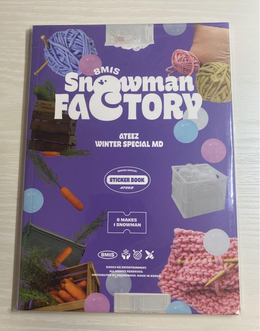 ATEEZ WINTER SNOWMAN FACTORY ステッカー ブック | Shop at Mercari