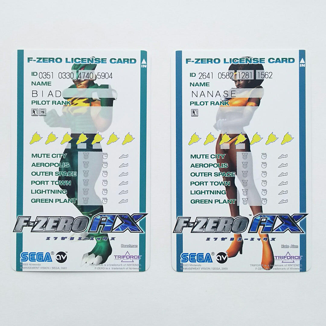超レア物！】 F-ZERO AX ライセンスカード 18枚セット | Buyee, 온라인 