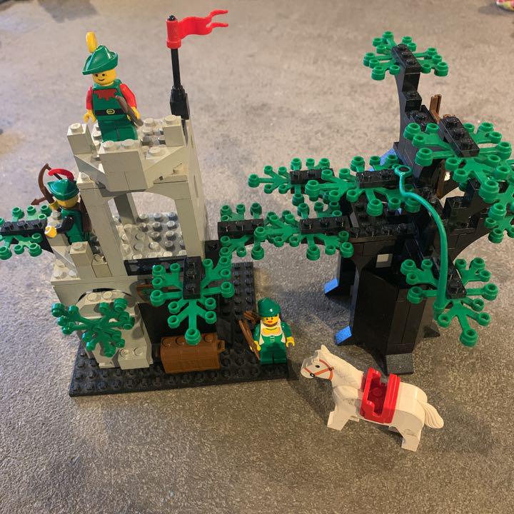 LEGO オールドレゴ 6071 森のつり橋 お城シリーズ レア 組み立て済み