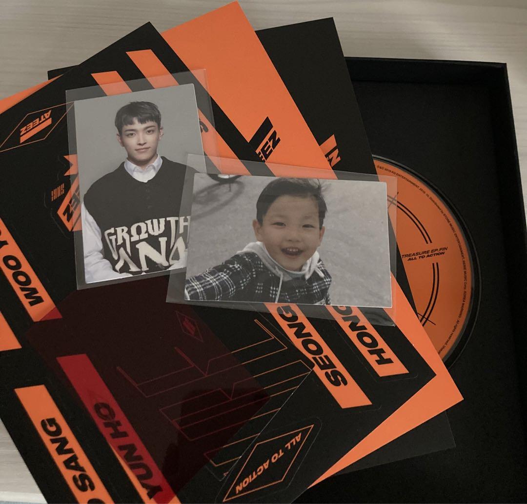 最終値下》 ATEEZ ソンファ anniversary 証明写真 幼少期 トレカ - CD
