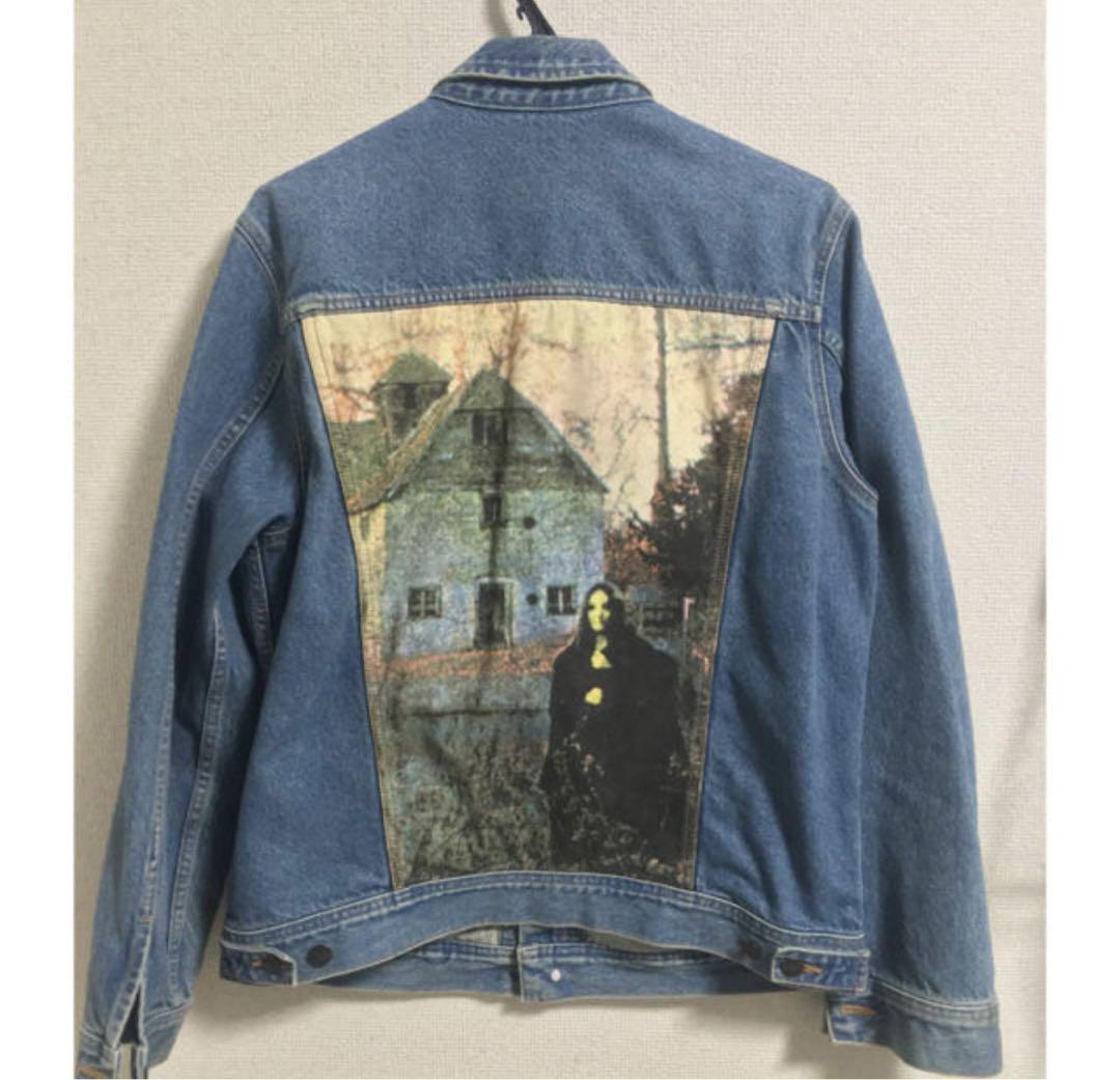 Supreme black outlet sabbath denim jacket