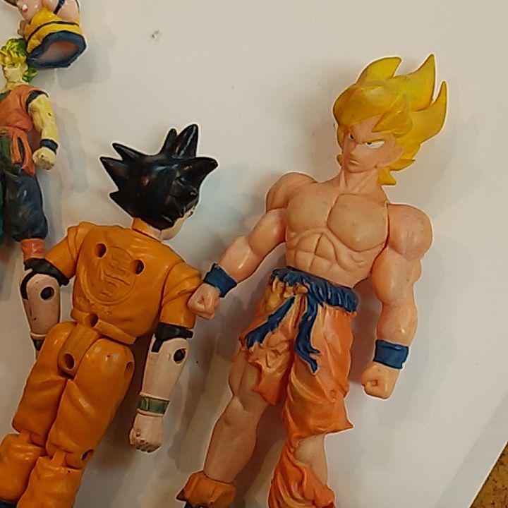 当時物 1991 バンダイ製 など ドラゴンボール フィギュア 5体セット