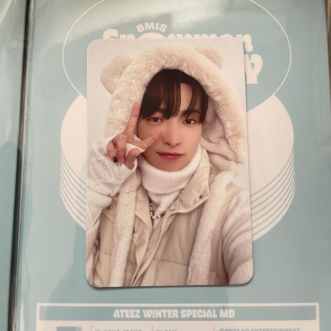 新年特販 ATEEZ ホンジュン Winter MD snowman フォトセット - CD