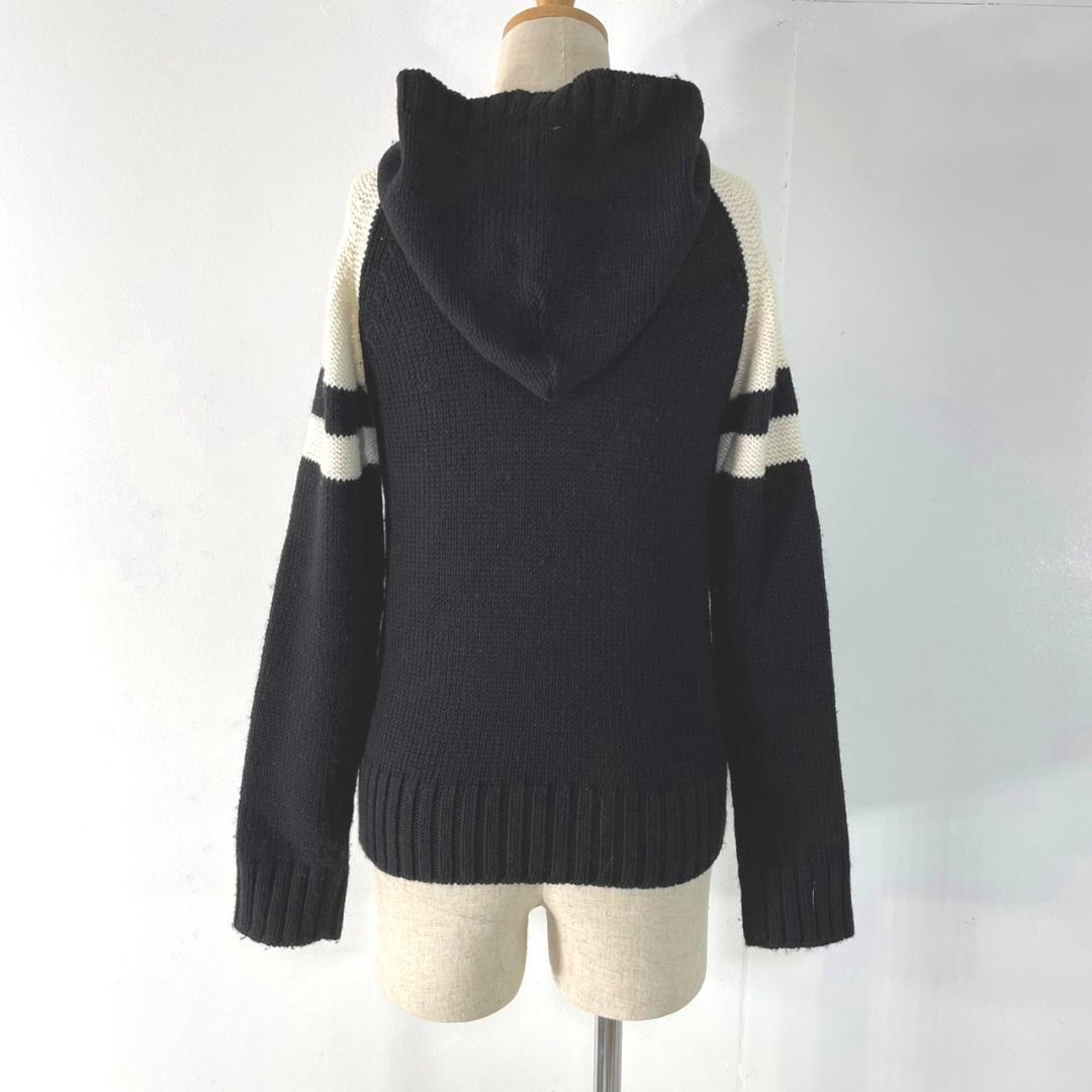 Courreges クレージュ レディース ニット パーカー ジャケット 38