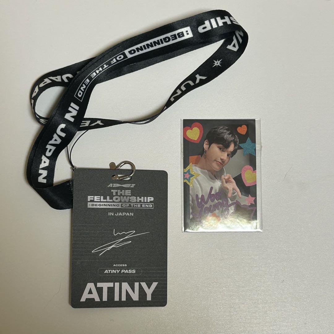 ATEEZ ATINY PASS ウヨン トレカ | Shop at Mercari from Japan