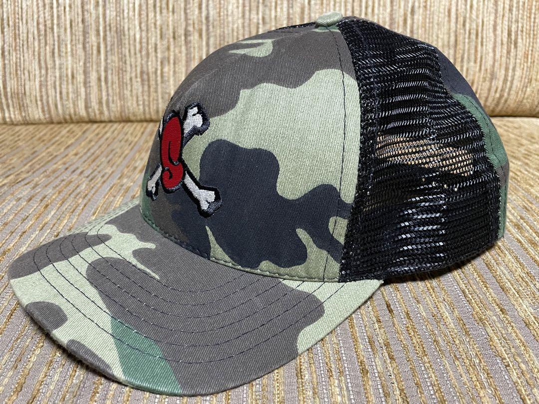 STUSSY 90s USA製 Skull Logo × camouflage | Faites vos achats sur