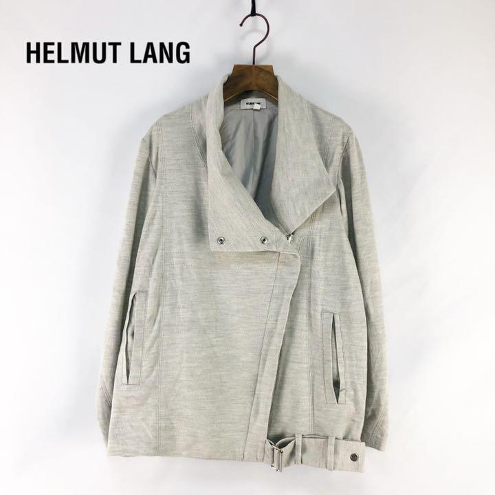 HELMUT LANG】スウェットライダースジャケット S | Shop at