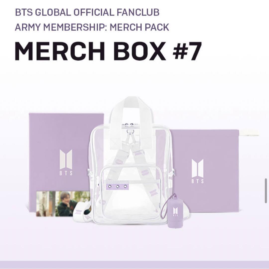 BTS MERCH BOX #7 クリアリュック新品未開封 バンタン | Buyee日本代购