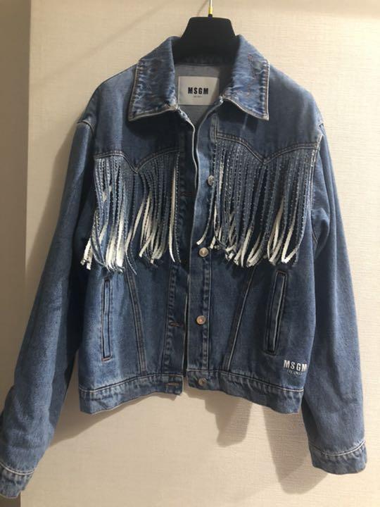 MSGM【美品】MSGM ペイント Gジャン デニムジャケット M 40 - Gジャン