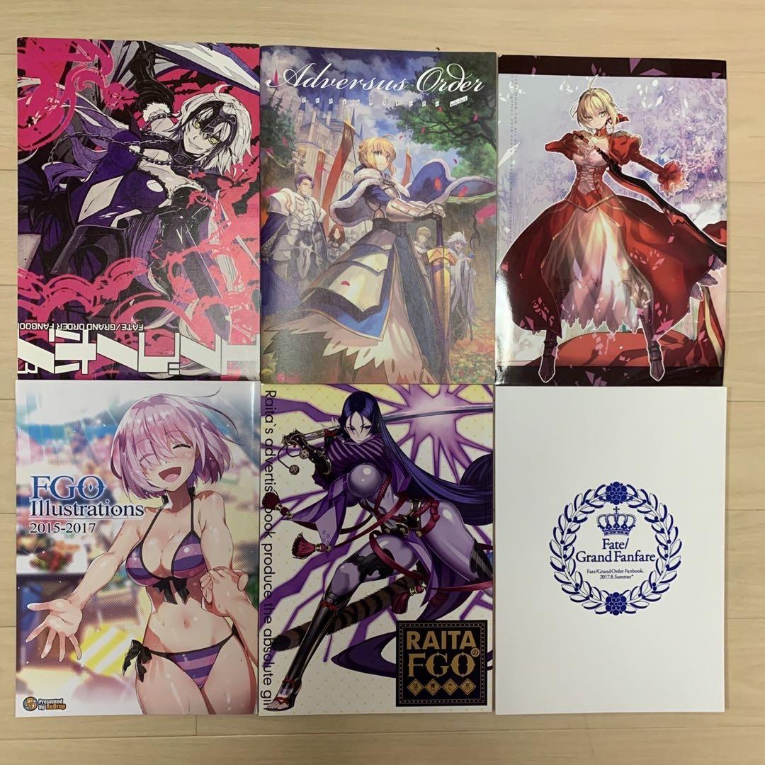 Fate フルカラーイラスト集 6冊セット | Shop at Mercari from Japan