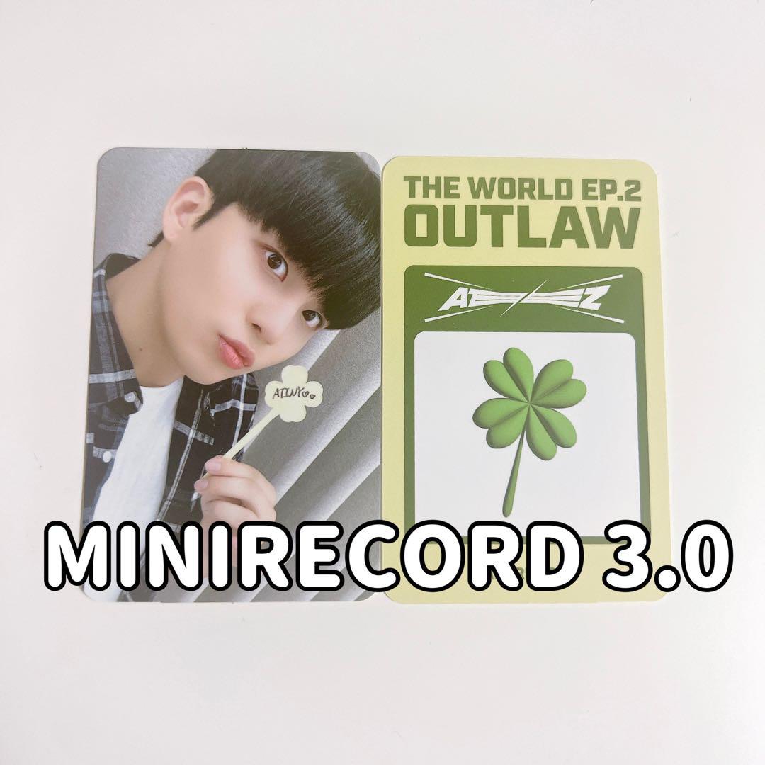 MINIRECORD 3.0】ATEEZ ジョンホ outlaw トレカ | Shop at Mercari