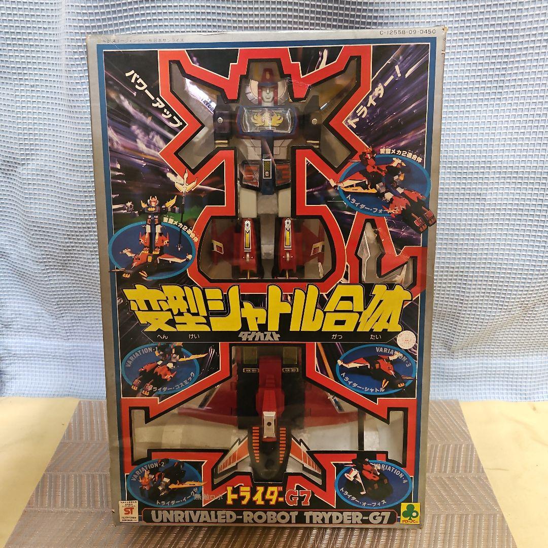 変形シャトル合体 無敵ロボ トライダーG7 ダイカスト クローバー | Shop at Mercari from Japan! | Buyee